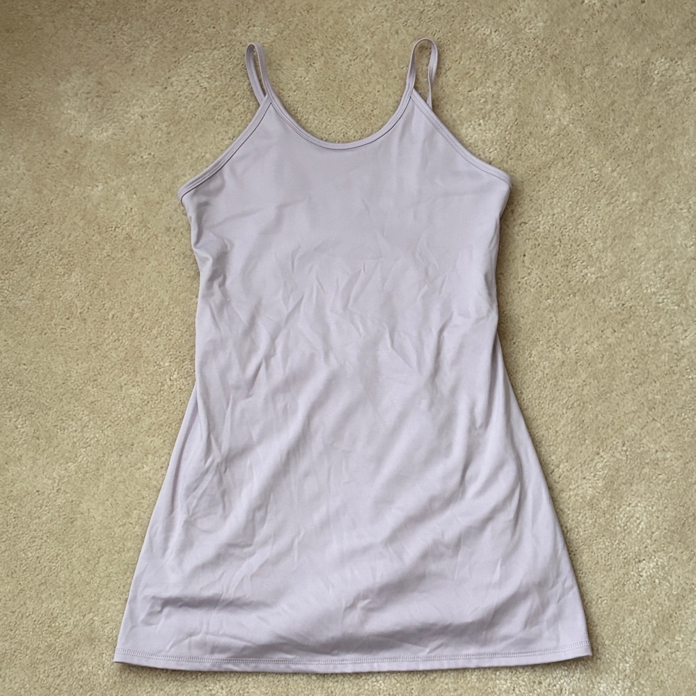 Lavender Athletic Dress w Built In Shorts